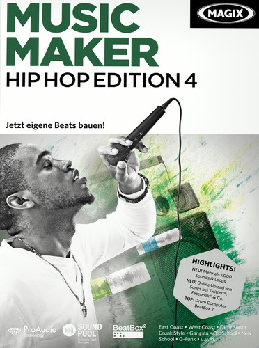 Программа для сведения рэпа Music Maker Hip Hop Edition 4 (Русская версия)