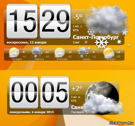 NewWeather для Windows Последняя русская версия