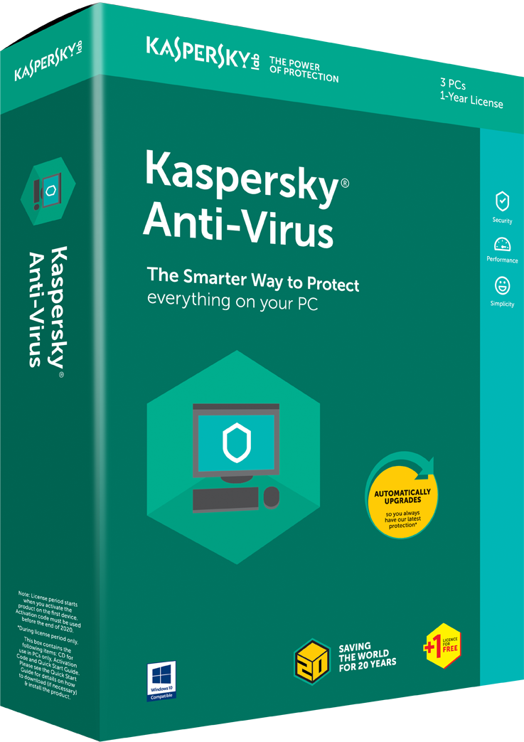 Kaspersky Anti-Virus Последняя версия + код активации на 1 год