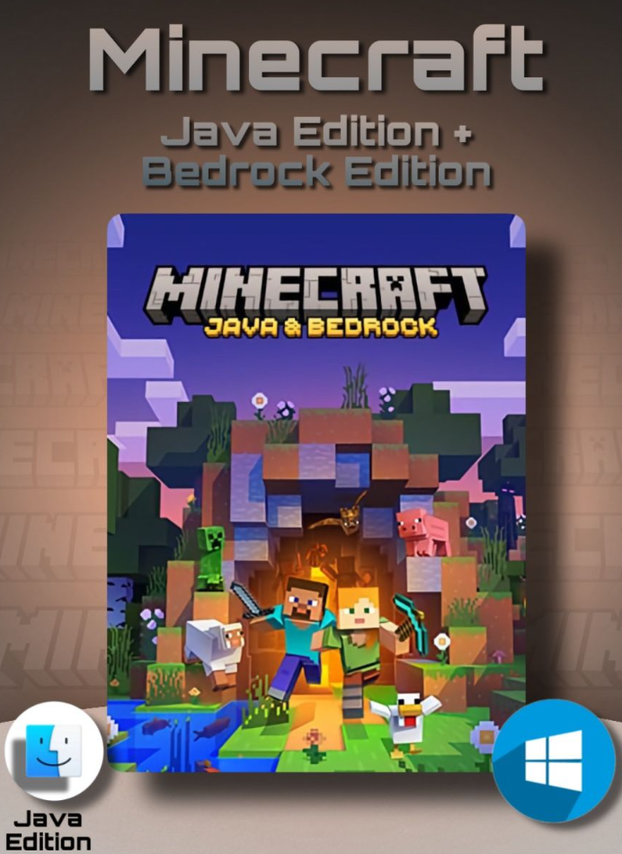 Minecraft Bedrock Edition для Windows ПК + Java